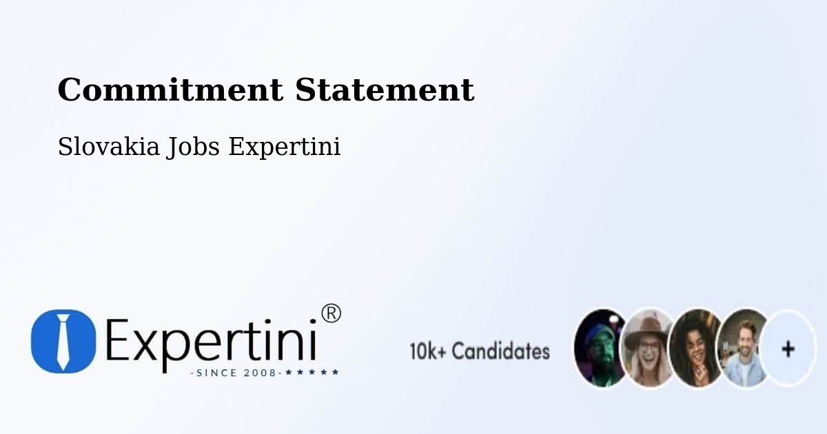Corporate Commitment – Okres Tvrdošín - Slovakia Jobs Expertini